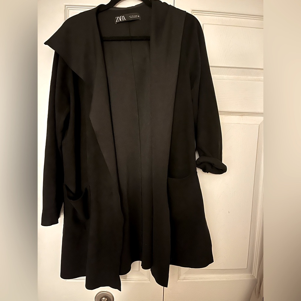 ZARA Black Women’s Suede Jacket
